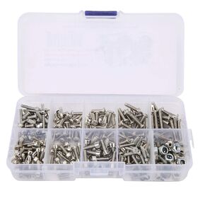 Screws, RC Car Stainless Steel Screws Kit Compatible with Erevo/Summit 1/16 Crawler Repair Tool Parts