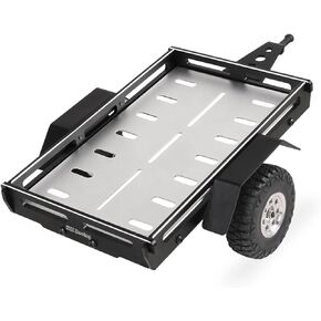 KYX Racing Aluminum Heavy Duty RC Truck RC Rock Car Trailer Upgrades Parts Accessories for 1/18 RC Crawler Traxxas TRX4M