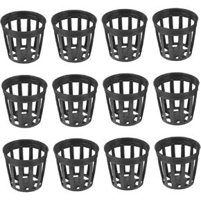 BESPORTBLE 50pcs Aquatic Planting Basket Nursery Basket Fish Tank Plastic Basket Water Plant Basket Pond Planter Fish Tank Supplies Aquariums Basket Pool Planter Water Plant Cup re-usable