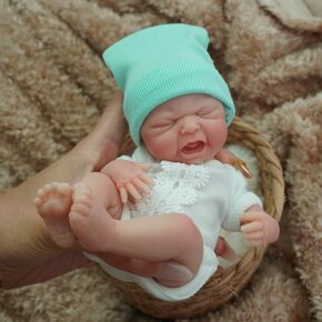 7" Girl Micro Preemie Full Body Silicone Baby Doll Susie Lifelike Mini Reborn Doll