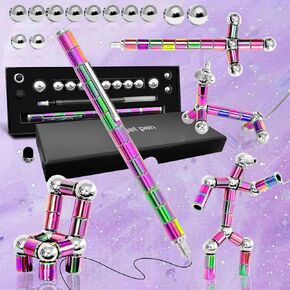 Fidget Magnetic Pen, Unique Gift for Teenage Boys and Girls, Cool Gadget Magnetic Toys, Perfect for Stress Relief and Focus, Fidget Toy for Teens and Adults 2024
