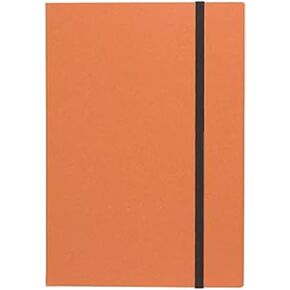 IPPINKA Japanese Premium Accordion Notebook - Scrapbook - Perforated - A5 - Plain - Vermilion