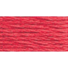 DMC 117-3801 Mouline Stranded Cotton Six Strand Embroidery Floss Thread, Light Christmas Red, 8.7-Yard