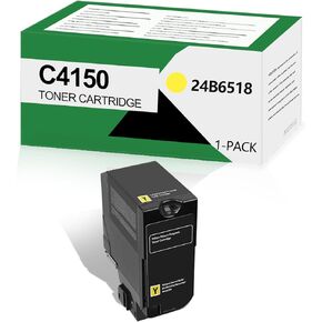 C4150 Toner Cartridge Yellow Compatible for 24B6518 Toner Cartridge Compatible for C4150 Printer (1-Pack)