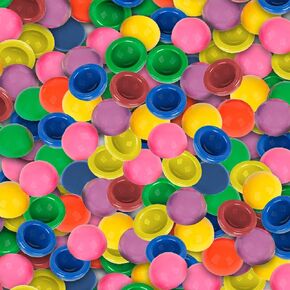 ArtCreativity 1 Inch Mini Poppers, Bulk Pack of 144, Pop-Up Half Ball Toys in Assorted Colors, Old School Retro 90s Toys for Kids, Birthday Party Favors, Goodie Bag Fillers for Boys and Girls