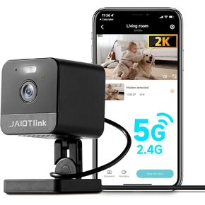 1080P 2.4g/5g Indoor Camera, Plug-in Cameras for Home Security w/Night Vision, Baby/Elder/Home Cameras Indoor with Phone App, Motion Detection, 2-Way Talk