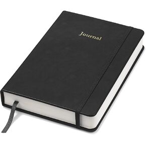 Wykeham's Resourceful Journal – Personal Finance and Budgeting Planner – Personalization Available (Black, 8.5"×5.5")