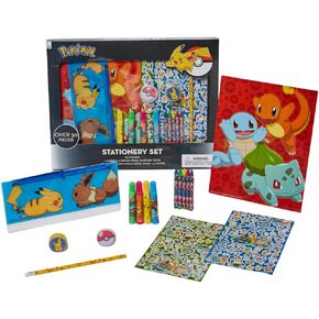 Innovative Designs Pokemon Kids Coloring Art and Sticker Set, 30 Pcs. & Craft Supplies with Pencil Case