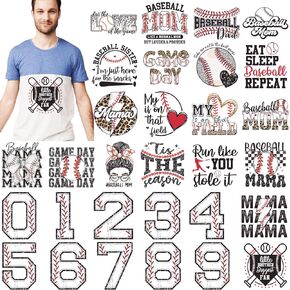30 Pcs Football Iron On Transfer Patches American Football Iron On Stickers Football Helmet Designs Heat Transfer Decals Washable Decals for T Shirts Jackets Backpacks DIY Stickers