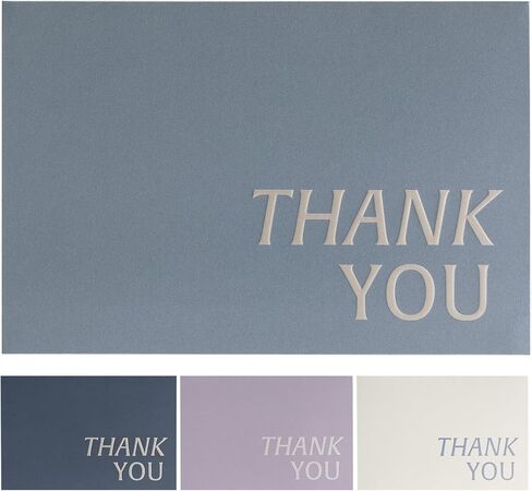 Thank You Cards with Envelopes, 32 Pack 4x6 in Thank You Cards Bulk with Embossed Design, Thank You Notes for Wedding, Baby Shower, Small Business, Bridal Shower, Funeral, Graduation, Green in Saudi Arabia
