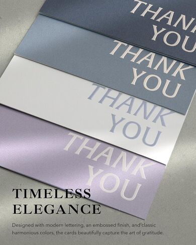 Thank You Cards with Envelopes, 32 Pack 4x6 in Thank You Cards Bulk with Embossed Design, Thank You Notes for Wedding, Baby Shower, Small Business, Bridal Shower, Funeral, Graduation, Green in Saudi Arabia