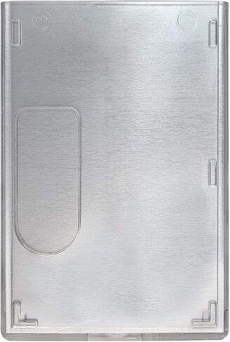 RFID Blocking Rigid Shielded 2-Card Badge Holder Protection - Double Sided I'd Card Protector with Thumb Slide Removal - Horizontal or Vertical Orientation by Specialist ID in Saudi Arabia