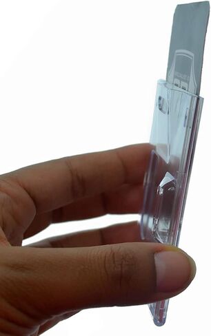 RFID Blocking Rigid Shielded 2-Card Badge Holder Protection - Double Sided I'd Card Protector with Thumb Slide Removal - Horizontal or Vertical Orientation by Specialist ID in Saudi Arabia