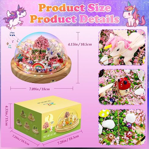 اصنع ضوء الليل الخاص بك، مجموعات DIY للأرنب للفتيات، ضوء الليل السحري الإبداعي USB ترقية إصدار ألعاب الأرنب، مشروع مصباح الفنون والحرف اليدوية للفتيات، هدايا للفتيات بعمر 4 5 6 7 8 9 10 سنوات in Kuwait