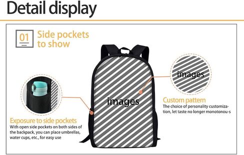 Cool Ice Hockey 3D Print School Backpack for Boys Girls Kids Cute Elementary Book Bag Bookbag Teen Back Pack Lunch Bag Pencil Case in Saudi Arabia