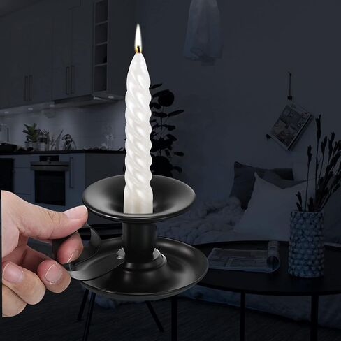 PATIKIL 2Pack 3D Taper Candle Making Mold, Spiral Taper Candle Mold Long Twisted Silicone Candle Mold for Wax Soap Craft Plaster Resin Making Home Decor in Saudi Arabia