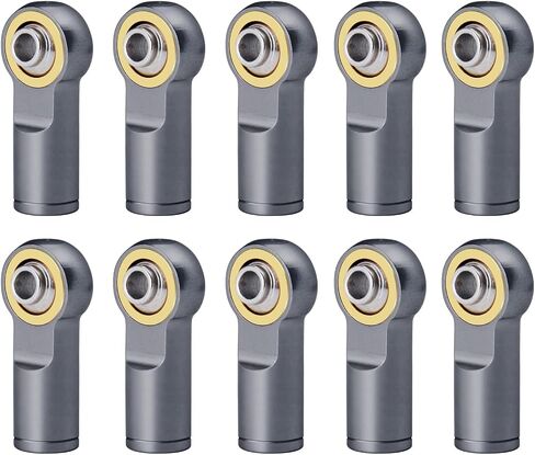 10PCS Aluminum M4 CCW Tie Rod End Ball Joint Link Ball Head Holder Compatible with 1/10 Axial SCX10 TRX4 D90 RC Crawler Car (Blue) in Saudi Arabia