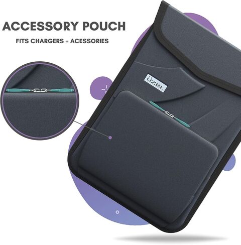 11-11.6 Inch EVA Chromebook Sleeve 13 inch MacBook Air Pro M1 Sleeve Protective Case with Pouch, Handles in Saudi Arabia
