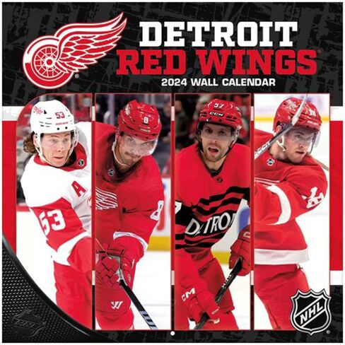 TURNER SPORTS Detroit Red Wings 2025 Mini Wall Calendar (25998040585) in Saudi Arabia