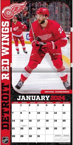 TURNER SPORTS Detroit Red Wings 2025 Mini Wall Calendar (25998040585) in Saudi Arabia