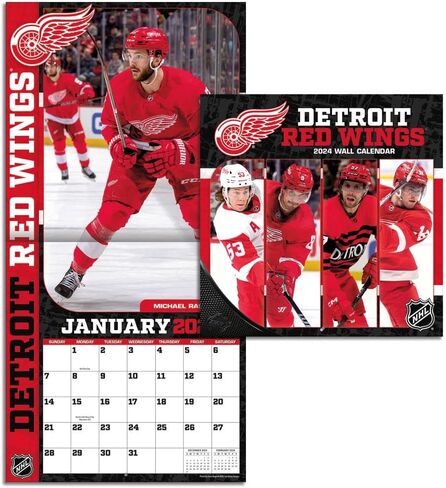 TURNER SPORTS Detroit Red Wings 2025 Mini Wall Calendar (25998040585) in Saudi Arabia