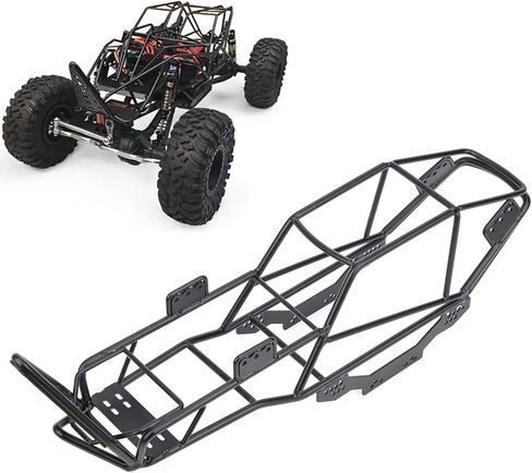 Alomejor Metal Roll Cage Full Tube Frame Body Chassis for 1/10 RC Crawler Truck Parts for 1/10 SCX10 90022 90027 Update in Saudi Arabia