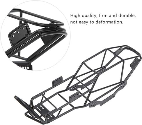 Alomejor Metal Roll Cage Full Tube Frame Body Chassis for 1/10 RC Crawler Truck Parts for 1/10 SCX10 90022 90027 Update in Saudi Arabia