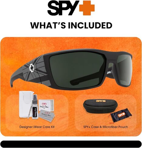نظارات شمسية مستطيلة من SPY Dirk للرجال + حزمة مع مجموعة نظارات Designer iWear in Kuwait