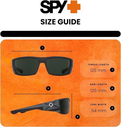 نظارات شمسية مستطيلة من SPY Dirk للرجال + حزمة مع مجموعة نظارات Designer iWear in Kuwait