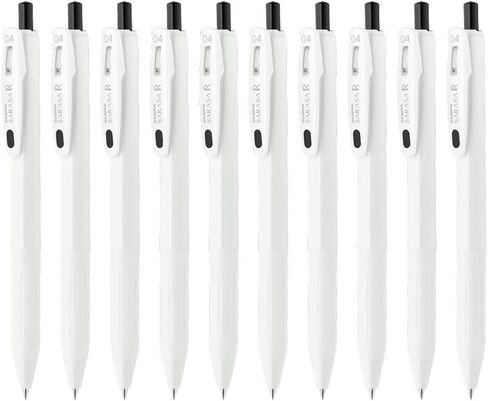 ZEBRA B-JJS29-R1-BK2 Gel Ballpoint Pen, Sarasa R, 0.4mm, Black, 10 Pens in Saudi Arabia