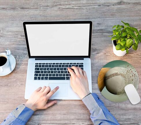 لوحة ماوس، لوحة ماوس بيسبول، لوحة ماوس قماشية مستديرة قابلة للغسل لأجهزة الكمبيوتر المحمول الخاصة بمكتب الألعاب، وسادات ماوس كمبيوتر لطيفة مطاطية غير قابلة للانزلاق للفأرة اللاسلكية، وسادات ماوس لطيفة للمكتب 7.9 × 7.9 × 0.12 بوصة in Saudi Arabia