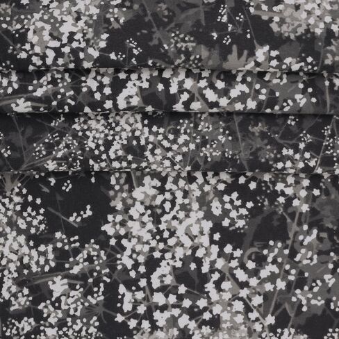 Mook Fabrics Printed Floral Flannel Fabric [108in. Wide] – 100% Cotton Material for Quilting, Home Decor Accents | Arts, Crafts & Sewing, Charcoal Cut by The Yard in Saudi Arabia