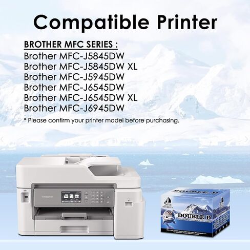 DOUBLE D LC3037 LC3037XXL Ink Cartridges Compatible Work with LC3037 LC3037XXL LC3039, High Yield for MFC-J6945DW MFC-J5845DW XL MFC-J5945DW MFC-J6545DW XL (2BK/C/M/Y, 5 Pack) in Saudi Arabia