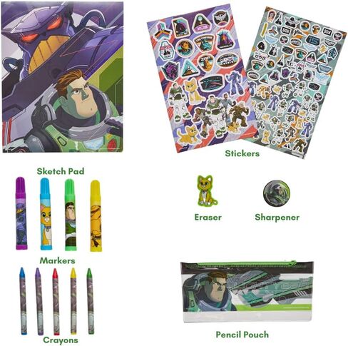 Innovative Designs Pokemon Kids Coloring Art and Sticker Set, 30 Pcs. & Craft Supplies with Pencil Case in Kuwait