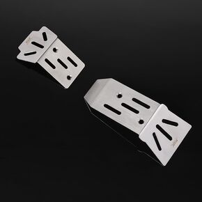 Palumma RC Chassis Armor for Arrma 1/18 Granite Grom RC, Stainless Steels RC Skid Plate Compatible with Arrma 1/18 Granite Grom RC Upgrade Parts