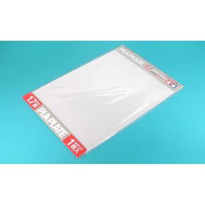 Tamiya 70128 Plastic Plate 1.7 mm, 1 Piece, 257 x 364 mm, Clear