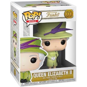 Funko Pop! Royals: Royals - Queen Elizabeth II Action Figures, Multicolor, Standard