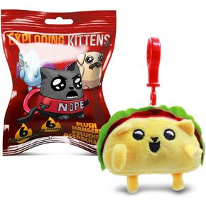 Just Toys LLC Exploding Kittens 3" Plush Backpack Hangers