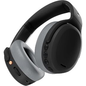 Skullcandy Crusher ANC 2 Over-Ear Noise Canceling Wireless Headphones with Sensory Bass, 50 Hr Battery, Skull-iQ, Alexa Enabled, Microphone, Works with Bluetooth Devices - Black