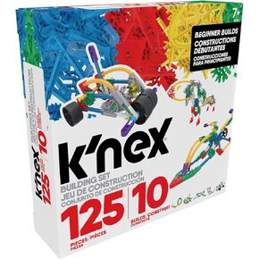Basic Fun K'NEX | Beginner Building Set 10 Models | Educational Toys, 125 Piece Stem Learning Kit, Engineering for Kids, Construction Toy for Children Ages 7 80206