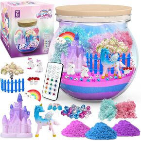 Dinosaur Gifts for Boys -Dinosaur Terrarium Kit for Kids 4-8, Dinosaur Night Light Craft Kit, DIY Dinosaur Gifts for Kids Arts and Crafts DIY Nightlight Project Novelty for Boys Age 4-12