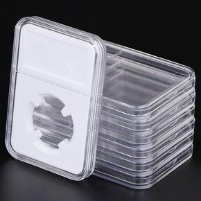 10 X Coin Slab Protector Display Holder Storage 24mm for US 25 Cents Quarter