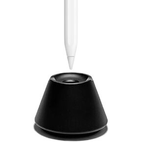 Solid Metal Vertical Stand for Apple Pencil by STABBY LABS (Gen 1 & Gen 2 & FN Pen) (Black)