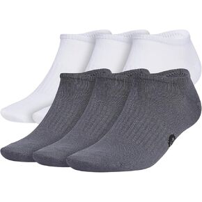 adidas mens Superlite Classic No Show Socks Low-profile Fit, Arch-compression and Lightweight Breathable (6-pair)
