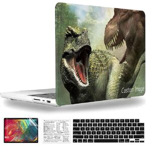Compatible with MacBook Pro 14 Inch Case 2021-2024 Release M4 A3112 A3185 A3401 M3 A2992 A2918 M2 A2779 M1 A2442 Plastic Shell Case &Keyboard Cover& Mac OS Keyboard Sticker (American Flag)