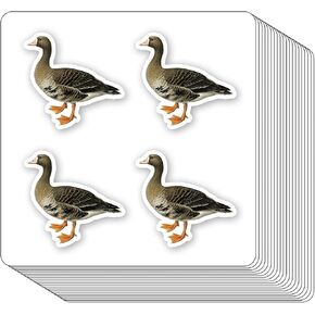 Goose Stickers 1in for Scrapbooking, Arts, Craft, Kids DIY, Calendars Journals 80-Pack