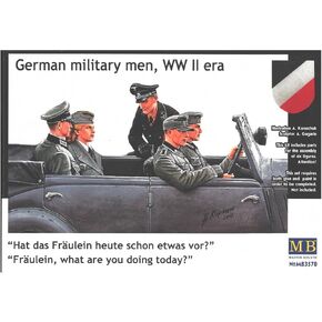 Master Box Models 1/35 "Fräulein, What are You Doing Today" WWII German Military Men, 6 Figures Set