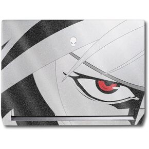 MightySkins Glossy Glitter Skin Compatible with Alienware M17 R5 (2022) Full Wrap Kit - Anime Eye | Protective, Durable High-Gloss Glitter Finish | Easy to Apply & Change Styles | Made in The USA