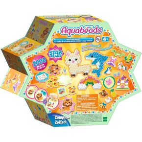 AquaBeads Star Bead Station Complete Arts & Crafts Bead Kit for Children - Over 2,000 Beads, Including Star Beads and Double Sided Bead Pen Tool, Small
