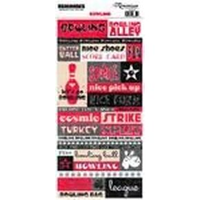 REMINISCE Signature Series Sport Stickers-Bowling Quote